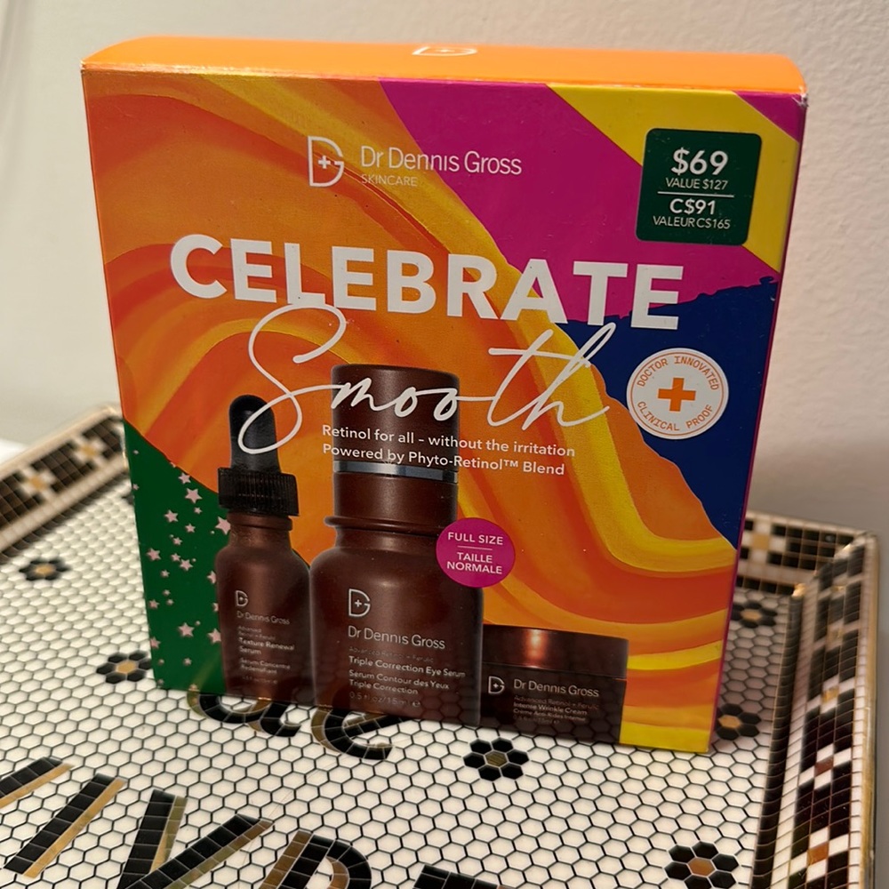 Dr. Dennis Gross Full Size Texture Renewal Serum & Intense Wrinkle Cream